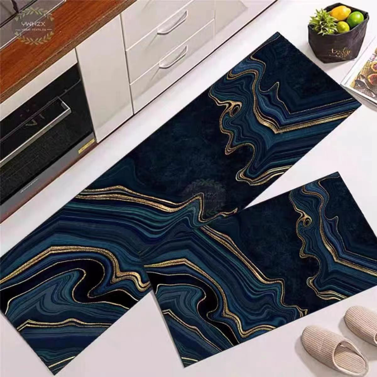 Kitchen Runner Mat 2pcs