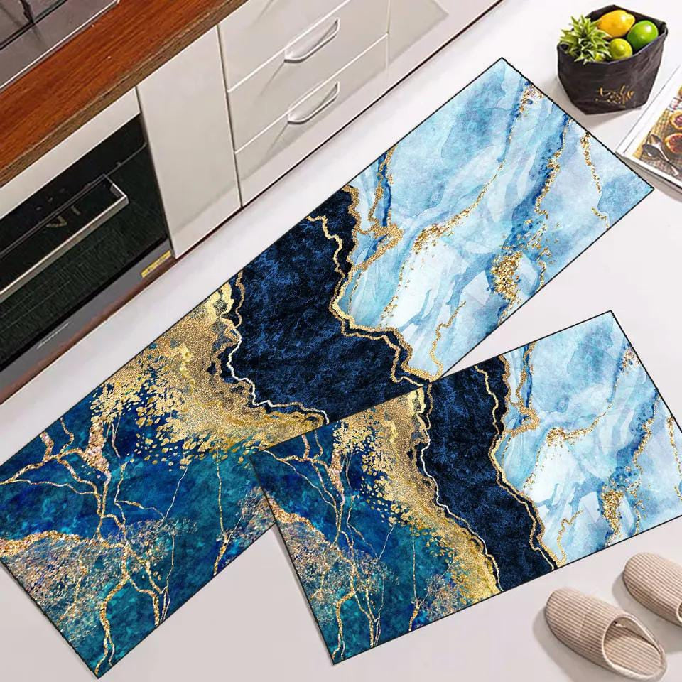 Kitchen Runner Mat 2pcs