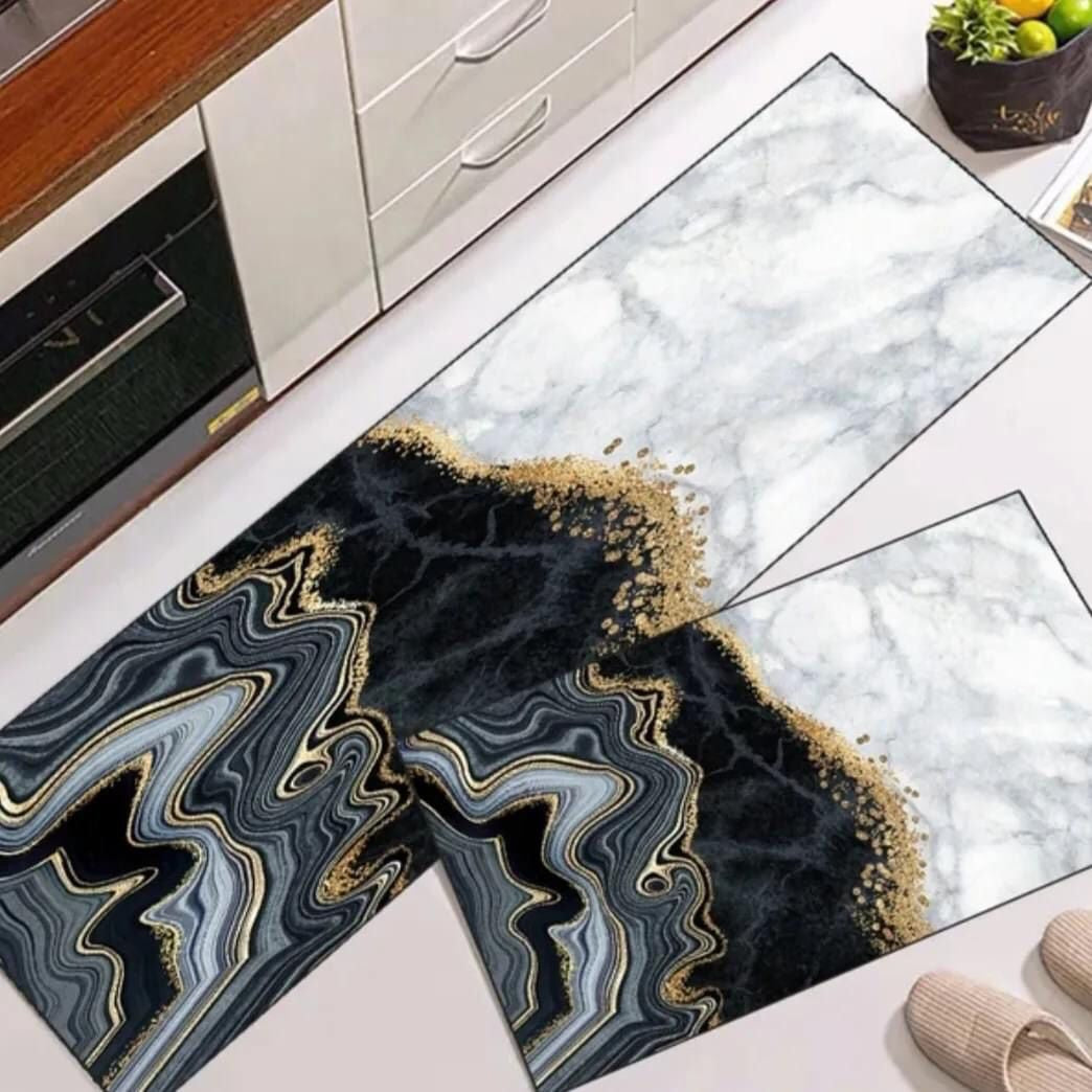 Kitchen Runner Mat 2pcs