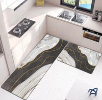 Kitchen Runner Mat 2pcs