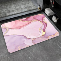 Tiles Bathroom Mat - Super Water Absorbent