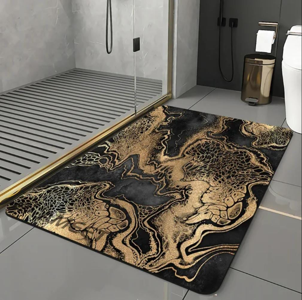 Tiles Bathroom Mat - Super Water Absorbent