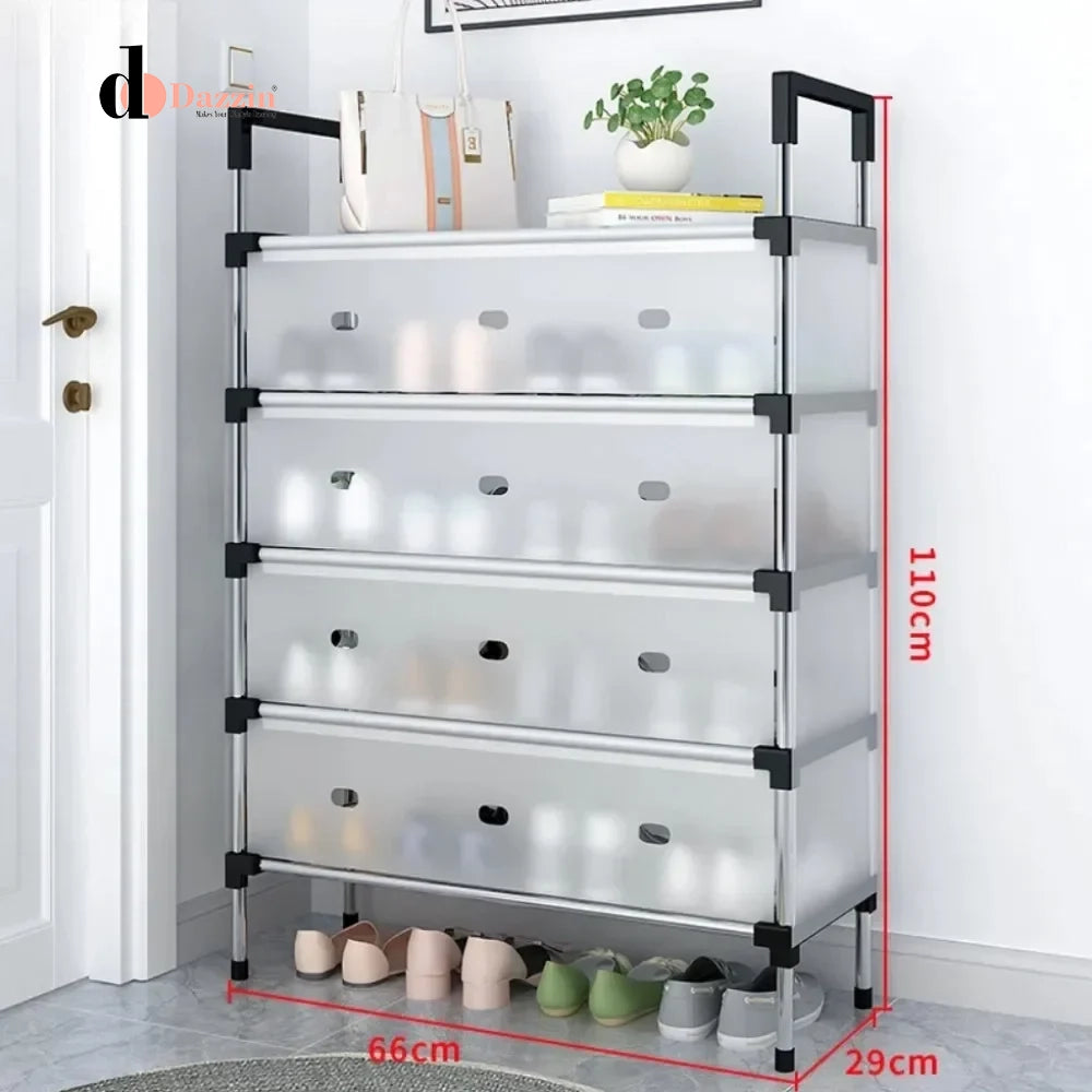 RACK HEAVY DUTY STORAGE STAND FOR SHOES HEELS TOYS & MORE - HALLWAY DORM & GARAGE - 4 to 7 LAYER