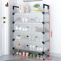 RACK HEAVY DUTY STORAGE STAND FOR SHOES HEELS TOYS & MORE - HALLWAY DORM & GARAGE - 4 to 7 LAYER