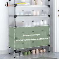 RACK HEAVY DUTY STORAGE STAND FOR SHOES HEELS TOYS & MORE - HALLWAY DORM & GARAGE - 4 to 7 LAYER