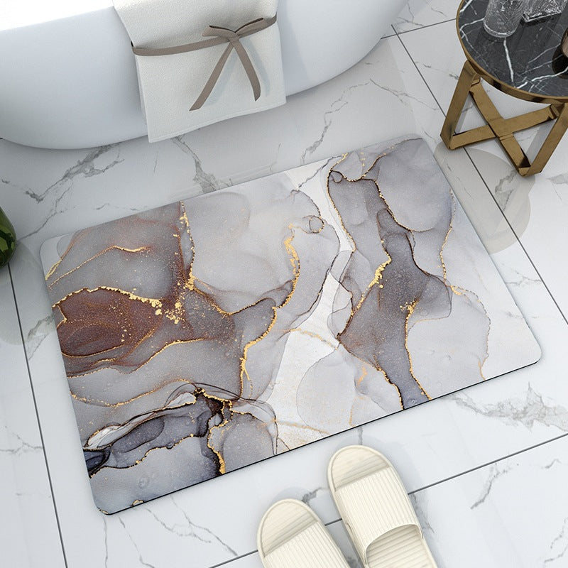 Tiles Bathroom Mat - Super Water Absorbent