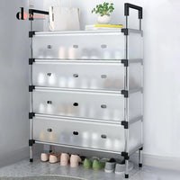 RACK HEAVY DUTY STORAGE STAND FOR SHOES HEELS TOYS & MORE - HALLWAY DORM & GARAGE - 4 to 7 LAYER