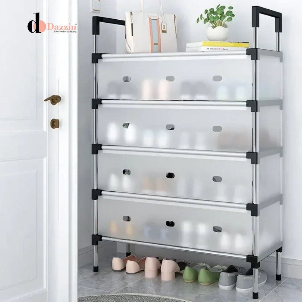 RACK HEAVY DUTY STORAGE STAND FOR SHOES HEELS TOYS & MORE - HALLWAY DORM & GARAGE - 4 to 7 LAYER