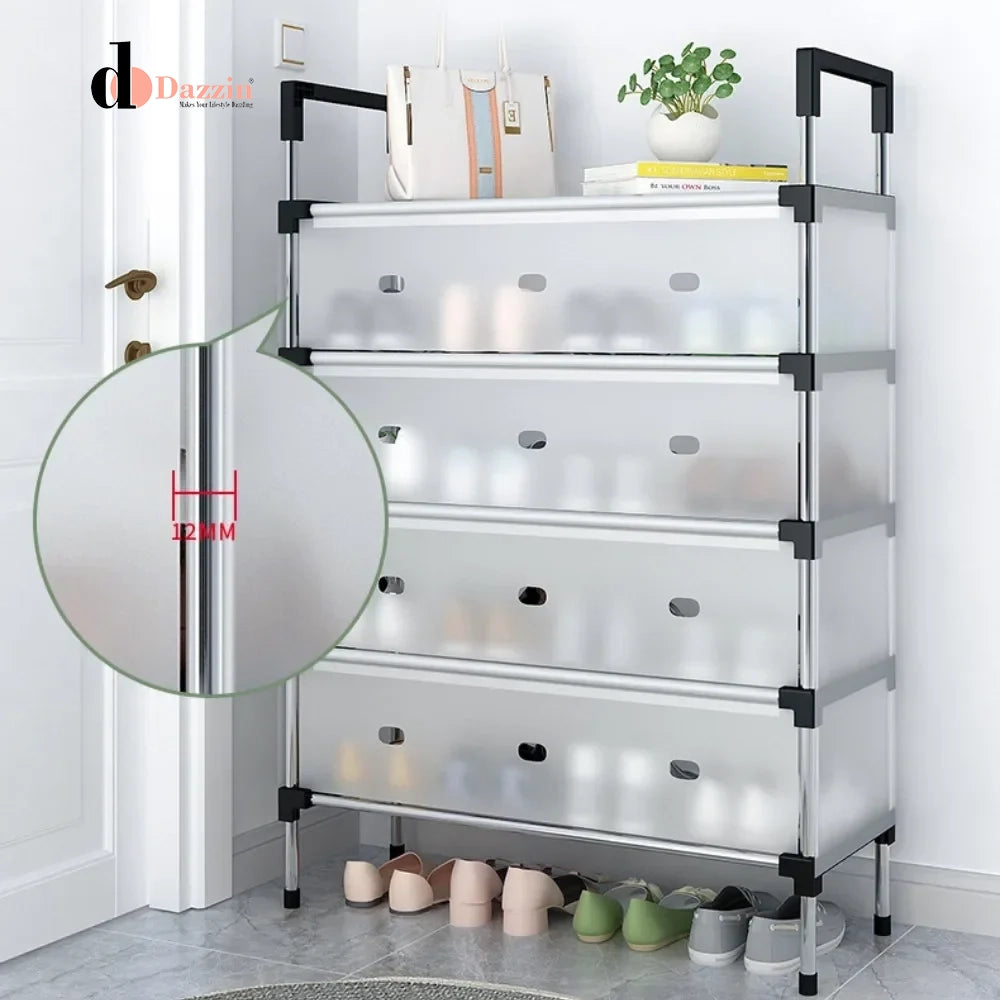 RACK HEAVY DUTY STORAGE STAND FOR SHOES HEELS TOYS & MORE - HALLWAY DORM & GARAGE - 4 to 7 LAYER
