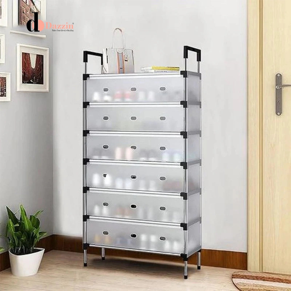 RACK HEAVY DUTY STORAGE STAND FOR SHOES HEELS TOYS & MORE - HALLWAY DORM & GARAGE - 4 to 7 LAYER