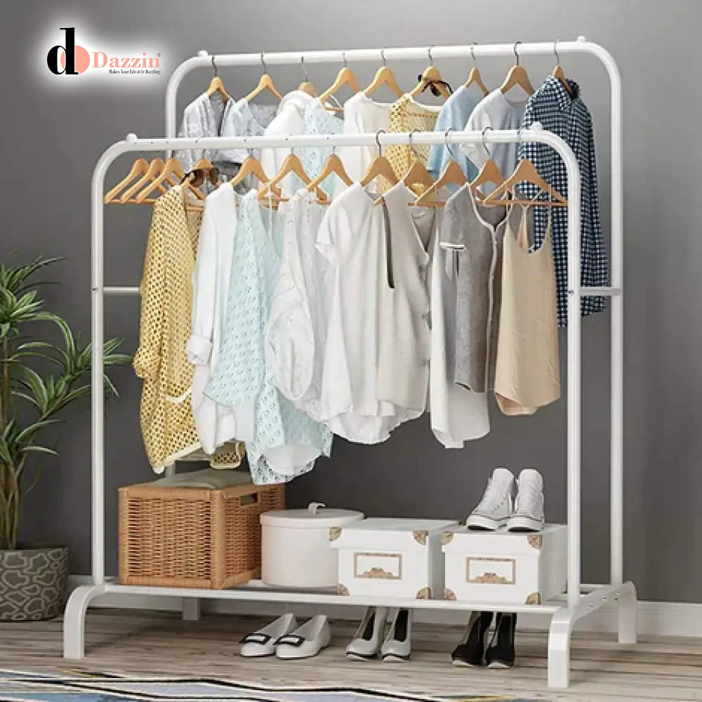 LUXORMOVE METAL CLOTH STAND - DOUBLE POLE