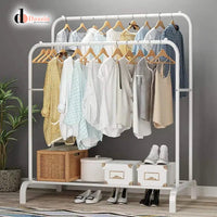 LUXORMOVE METAL CLOTH STAND - DOUBLE POLE